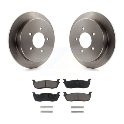 Rear Disc Brake Rotors And Ceramic Pads Kit For Ford F-150 Expedition Lincoln Navigator K8C-101868