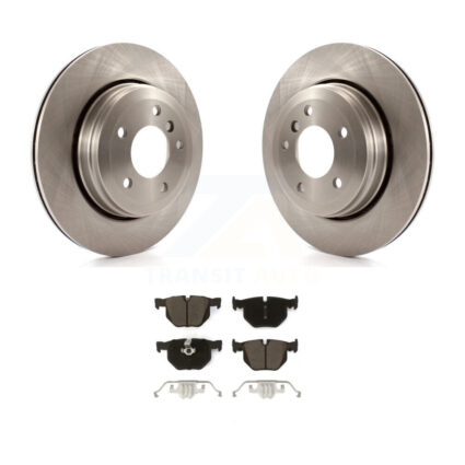 Rear Disc Brake Rotors And Ceramic Pads Kit For BMW 530i 525i 528i K8C-101870