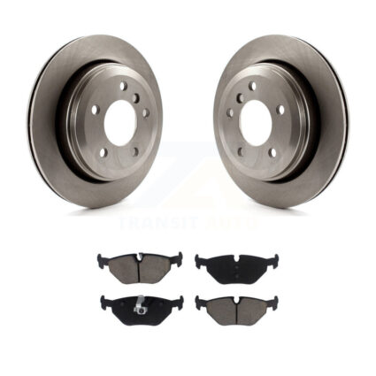 Rear Disc Brake Rotors And Ceramic Pads Kit For 2001-2005 BMW 325xi K8C-101874
