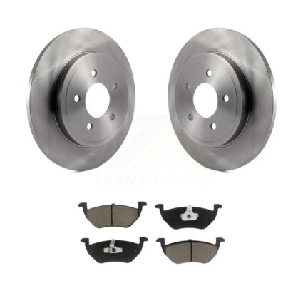 Rear Disc Brake Rotors And Ceramic Pads Kit For Ford Escape Mazda Tribute Mercury Mariner K8C-101880