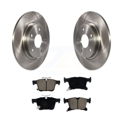 Rear Disc Brake Rotors And Ceramic Pads Kit For Chrysler Pacifica Grand Caravan Voyager K8C-101883