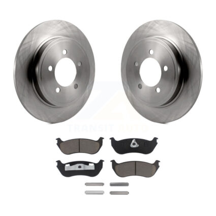 Rear Disc Brake Rotors And Ceramic Pads Kit For Ford Explorer Mercury Mountaineer K8C-101885