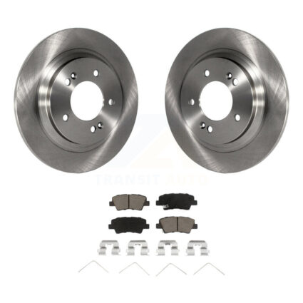 Rear Disc Brake Rotors And Ceramic Pads Kit For Hyundai Ioniq Kia Niro K8C-101886