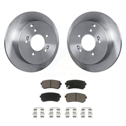 Rear Disc Brake Rotors And Ceramic Pads Kit For Hyundai Tucson Kia Sportage AWD K8C-101887