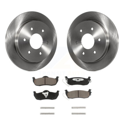 Rear Disc Brake Rotors & Ceramic Pad Kit For Nissan TITAN Armada INFINITI QX56 Pathfinder K8C-101888