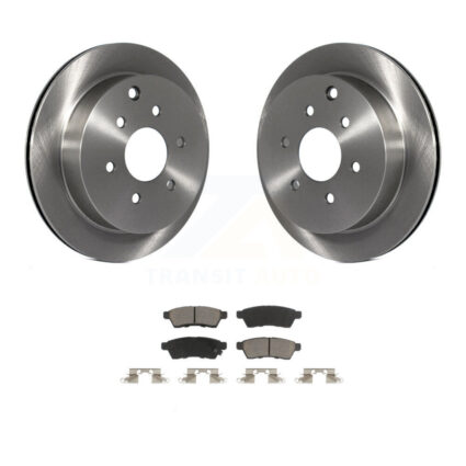 Rear Disc Brake Rotors And Ceramic Pads Kit For Nissan Frontier Xterra Suzuki Equator K8C-101890