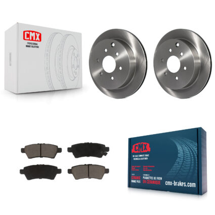 Rear Disc Brake Rotors And Ceramic Pads Kit For 2006-2007 Nissan Xterra K8C-101891