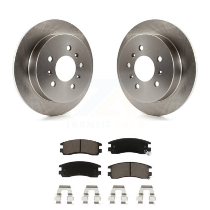 Rear Brake Rotor Ceramic Pad Kit For Chevrolet Impala Buick Pontiac Grand Am Century Prix K8C-101892