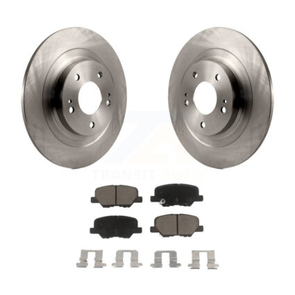 Rear Disc Brake Rotors And Ceramic Pads Kit For Mitsubishi RVR Outlander PHEV Sport K8C-101896