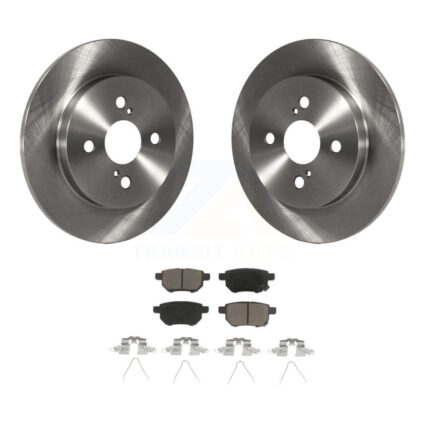Rear Disc Brake Rotors And Ceramic Pads Kit For 2012-2018 Toyota Yaris K8C-101901