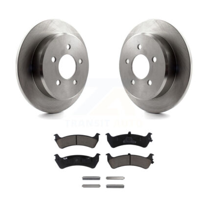 Rear Disc Brake Rotors Ceramic Pad Kit For Ford Ranger Explorer Sport Mercury Mountaineer K8C-101904
