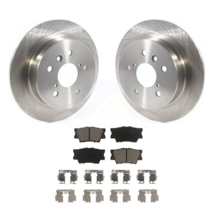 Rear Disc Brake Rotors And Ceramic Pads Kit For Toyota Camry K8C-101906