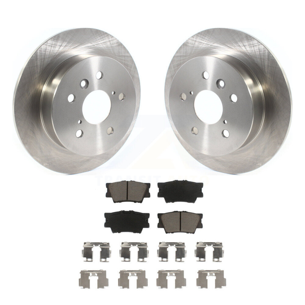 Rear Disc Brake Rotors And Ceramic Pads Kit For Toyota Camry K8C-101906