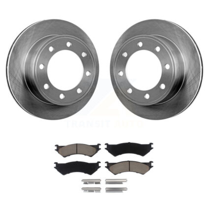 Rear Brake Rotor And Ceramic Pad Kit For Ford E-350 Super Duty E-250 Econoline Club Wagon K8C-101914