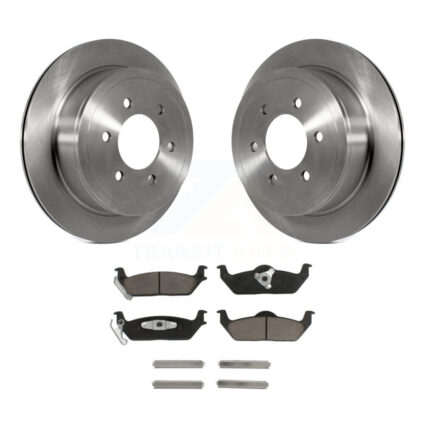 Rear Disc Brake Rotors And Ceramic Pads Kit For Ford F-150 Lincoln Mark LT K8C-101924