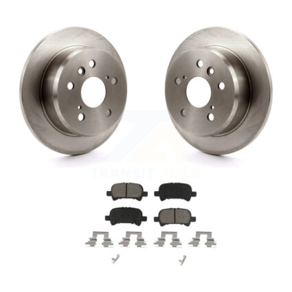 Rear Disc Brake Rotors And Ceramic Pads Kit For Toyota Camry Solara Avalon K8C-101927