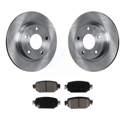 Rear Disc Brake Rotors And Ceramic Pads Kit For Mazda 3 CX-3 Sport K8C-101937