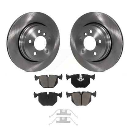 Rear Disc Brake Rotors And Ceramic Pads Kit For 2004-2010 BMW X3 K8C-101938