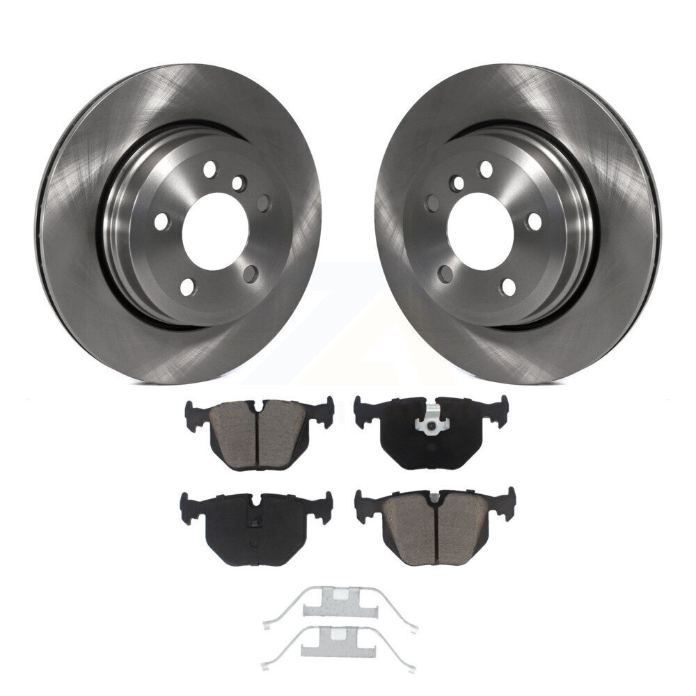 Rear Disc Brake Rotors And Ceramic Pads Kit For 2004-2010 BMW X3 K8C-101938