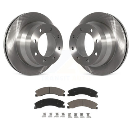 Rear Disc Brake Rotors And Ceramic Pads Kit For GMC Savana 3500 Chevrolet Express 4500 K8C-101942