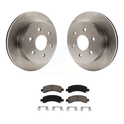 Rear Disc Brake Rotors And Ceramic Pads Kit For GMC Savana 2500 Chevrolet Express K8C-101943