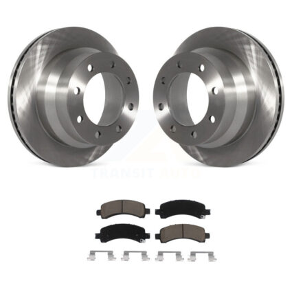 Rear Disc Brake Rotors And Ceramic Pads Kit For Chevrolet Express 4500 K8C-101944