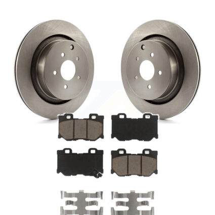 Rear Brake Rotor And Ceramic Pad Kit For INFINITI Q50 Q60 M37 FX50 QX70 Q70 Q70L M56 M35h K8C-101945