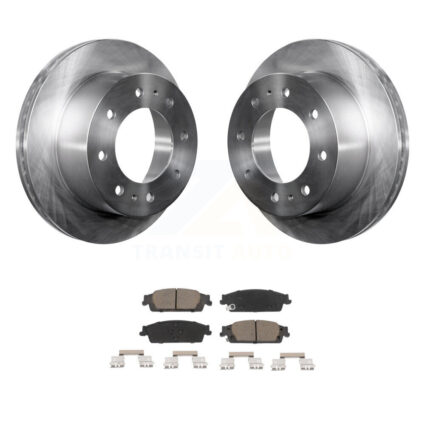 Rear Disc Brake Rotors And Ceramic Pads Kit For Chevrolet Suburban K8C-101949