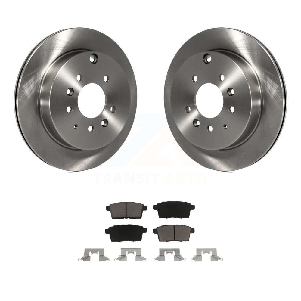 Rear Disc Brake Rotors And Ceramic Pads Kit For Ford Edge Mazda CX-7 Lincoln MKX K8C-101956