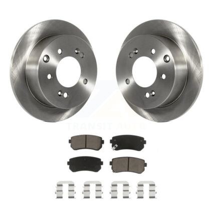 Rear Disc Brake Rotors And Ceramic Pads Kit For Kia Forte Koup Forte5 K8C-101957