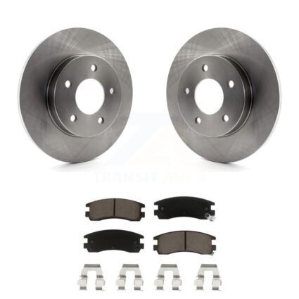 Rear Brake Rotor Ceramic Pad Kit For Cadillac DeVille Buick Eldorado Seville Riviera Park K8C-101966