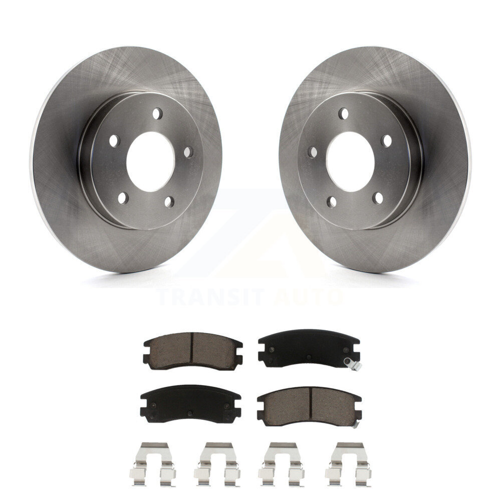 Rear Brake Rotor Ceramic Pad Kit For Cadillac DeVille Buick Eldorado Seville Riviera Park K8C-101966