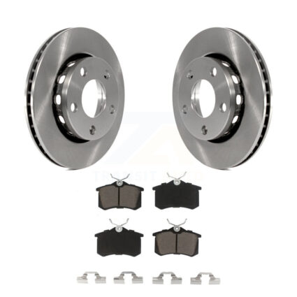 Rear Disc Brake Rotors And Ceramic Pads Kit For 2000-2001 Audi S4 K8C-101967