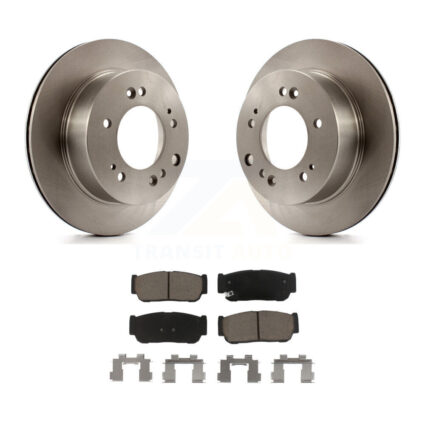 Rear Disc Brake Rotors And Ceramic Pads Kit For 2007-2009 Kia Sorento K8C-101968