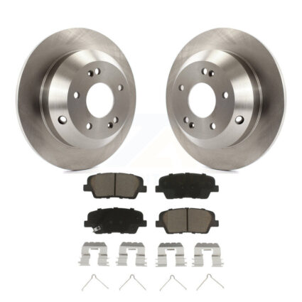 Rear Disc Brake Rotor Ceramic Pad Kit For 2014-2015 Kia Sorento With Red Painted Calipers K8C-101993