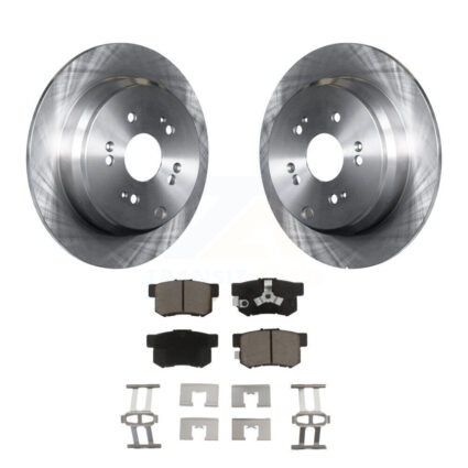 Rear Disc Brake Rotors And Ceramic Pads Kit For Honda CR-V Acura RDX K8C-102000