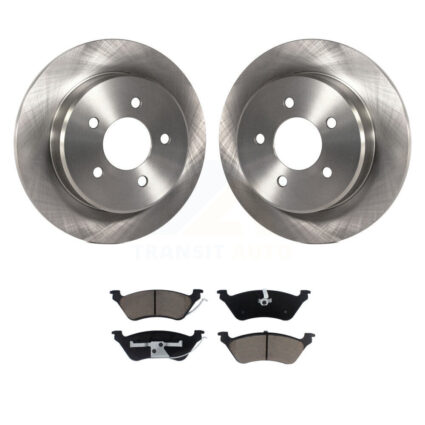 Rear Brake Rotors Ceramic Pad Kit For Dodge Grand Caravan Chrysler Town & Country Voyager K8C-102006