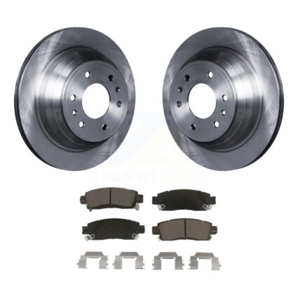 Rear Brake Rotor Ceramic Pad Kit For Chevrolet GMC Trailblazer Envoy XL EXT SSR Buick XUV K8C-102009