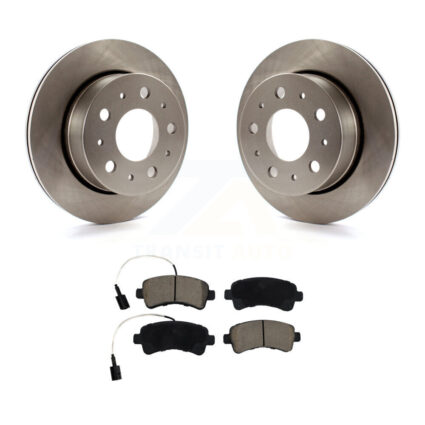 Rear Disc Brake Rotors Ceramic Pad Kit For Ram ProMaster 2500 3500 1500 With Vented Rotor K8C-102012