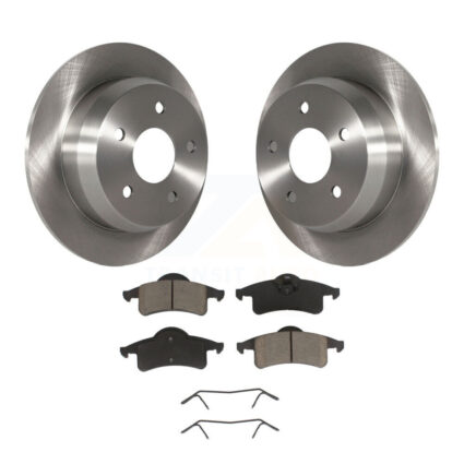 Rear Disc Brake Rotors And Ceramic Pads Kit For 1999-2004 Jeep Grand Cherokee K8C-102017