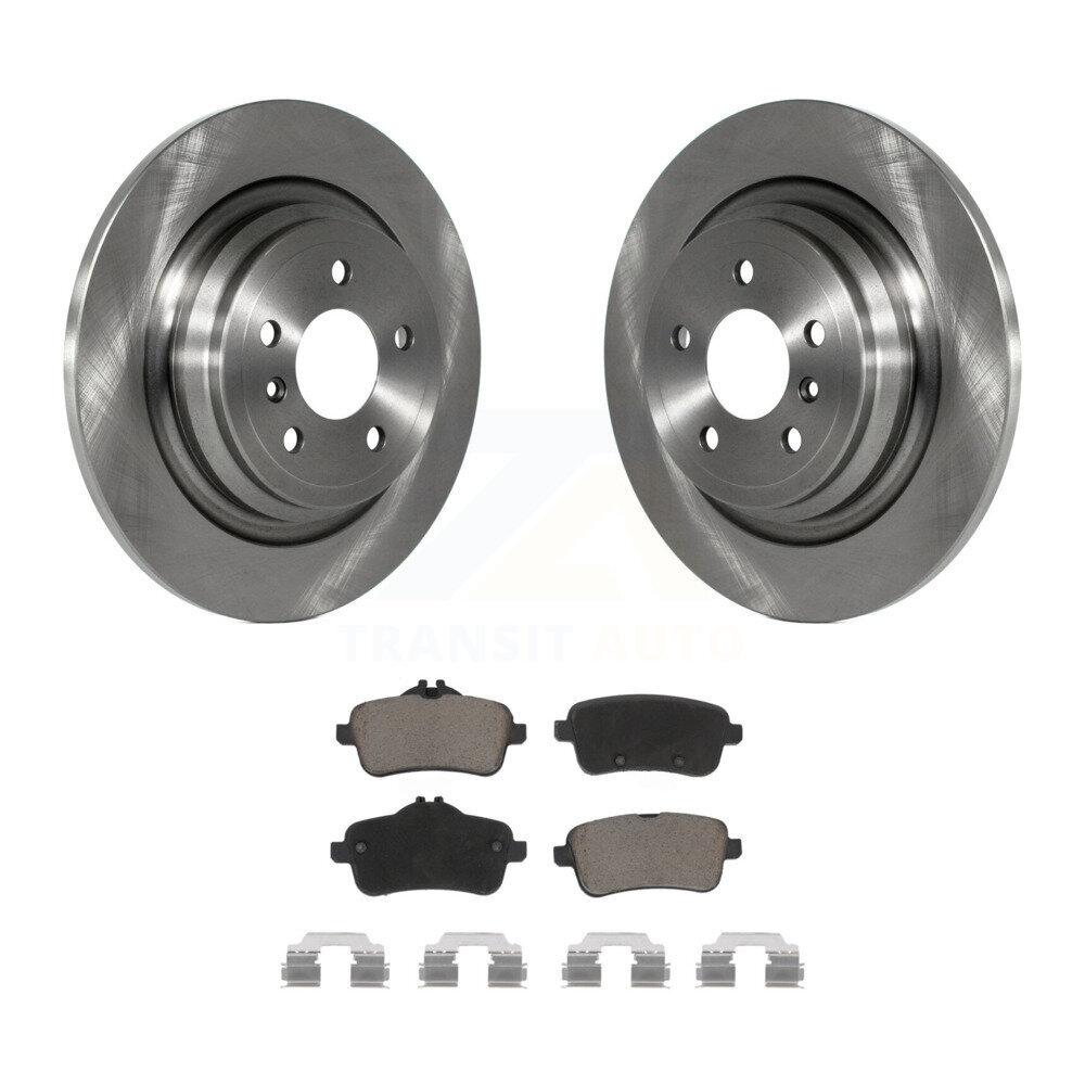 Rear Disc Brake Rotors And Ceramic Pads Kit For Mercedes-Benz ML350 GLE350 ML250 GLE300d K8C-102019