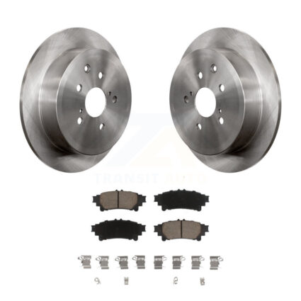 Rear Disc Brake Rotor And Ceramic Pad Kit For Toyota Sienna Highlander Lexus RX350 RX450h K8C-102024