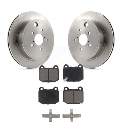 Rear Disc Brake Rotors And Ceramic Pad Kit For Subaru BRZ Toyota 86 Without Brembo Brakes K8C-102029