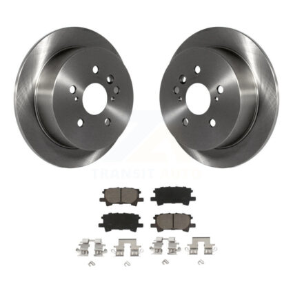 Rear Disc Brake Rotors And Ceramic Pad Kit For Lexus RX350 Toyota Highlander RX330 RX400h K8C-102031