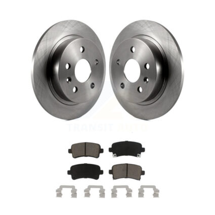 Rear Disc Brake Rotor & Ceramic Pad Kit For Chevrolet Malibu Buick Regal LaCrosse Limited K8C-102041