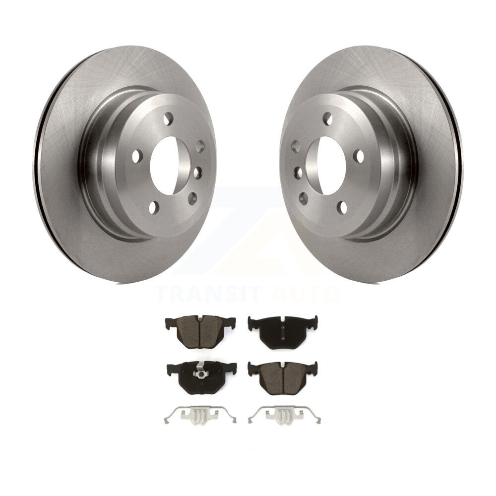 Rear Disc Brake Rotors And Ceramic Pads Kit For BMW X5 X6 K8C-102045