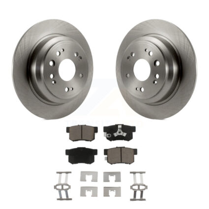 Rear Disc Brake Rotors And Ceramic Pads Kit For Honda Accord Crosstour K8C-102047