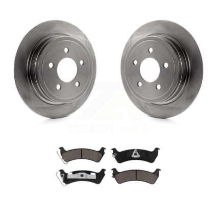 Rear Disc Brake Rotors And Ceramic Pads Kit For Ford Explorer Sport Trac K8C-102053