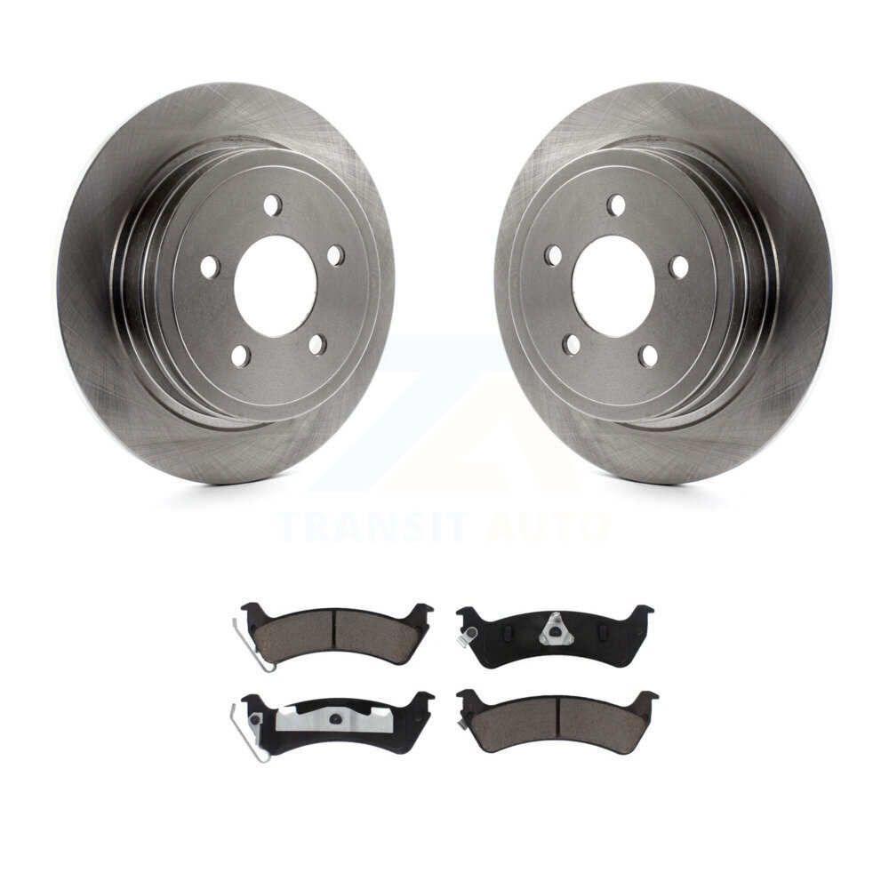 Rear Disc Brake Rotors And Ceramic Pads Kit For Ford Explorer Sport Trac K8C-102053
