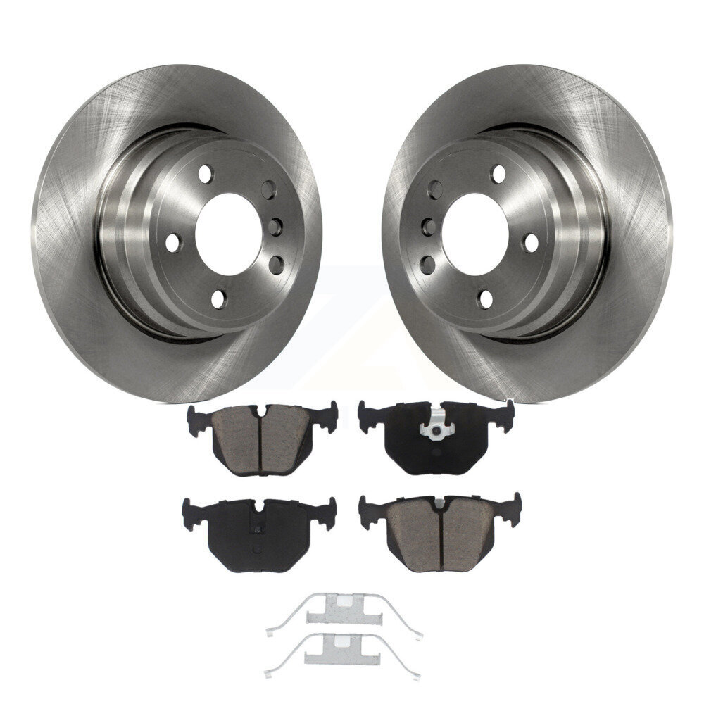 Rear Disc Brake Rotors And Ceramic Pads Kit For BMW X5 K8C-102055